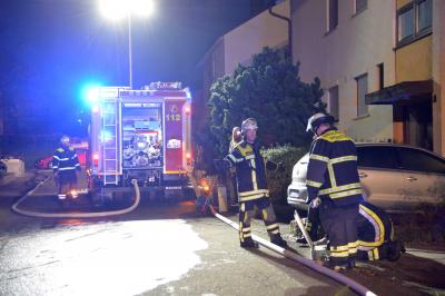 Verteilerkastenbrand im Keller fordert die Weinstadter Feuerwehr in Beutelsbach